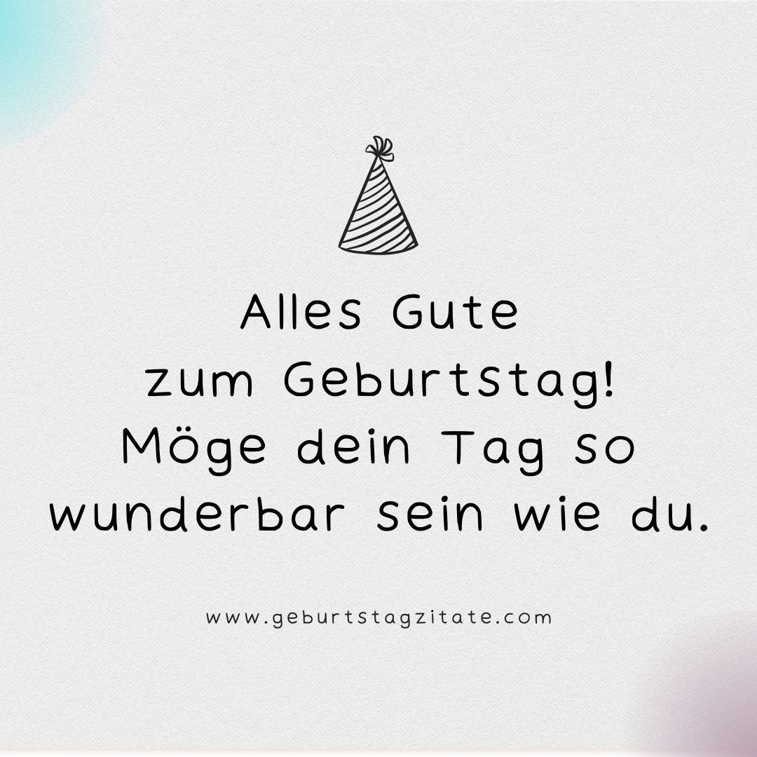 Alles Gute zum Geburtstag