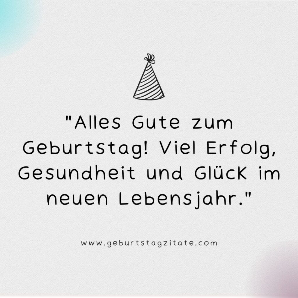 Spruch Geburtstag