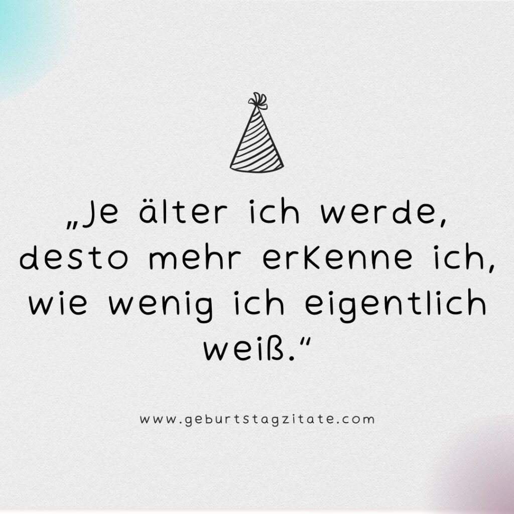 Zitate Alter Geburtstag